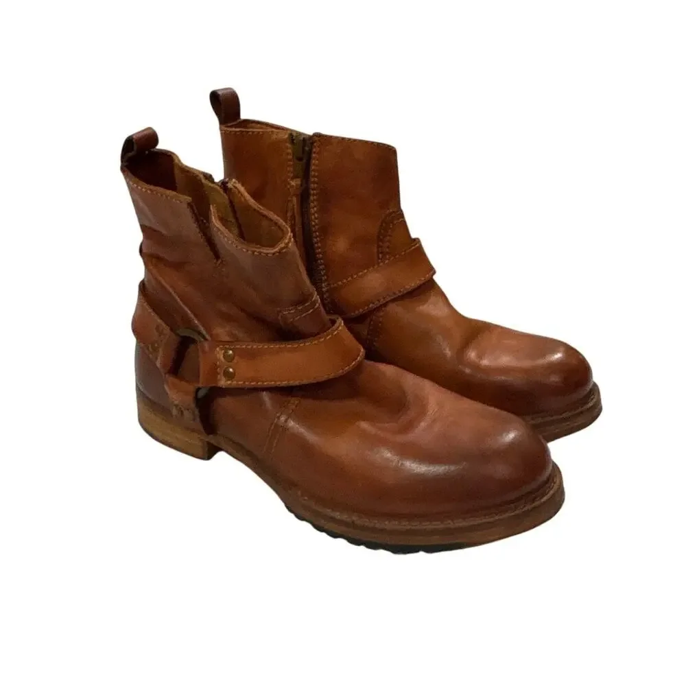 Vintage Foundry Co. Women's 7 Morgan Boots Brown Western Cowgirl Festival Boho